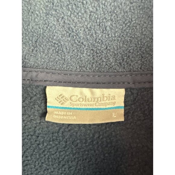 Women’s Columbia Size Large Fleece Three Quarter Button Up - Picture 4 of 6